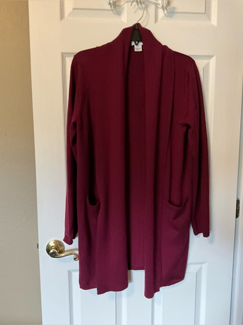 Calvin Klein 100% Merino Wool Long Cardigan